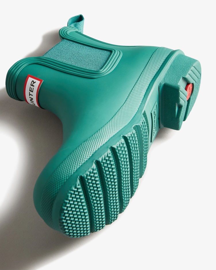 Hunter Originele Chelsea Laarzen Voor Dames Teal Thaw