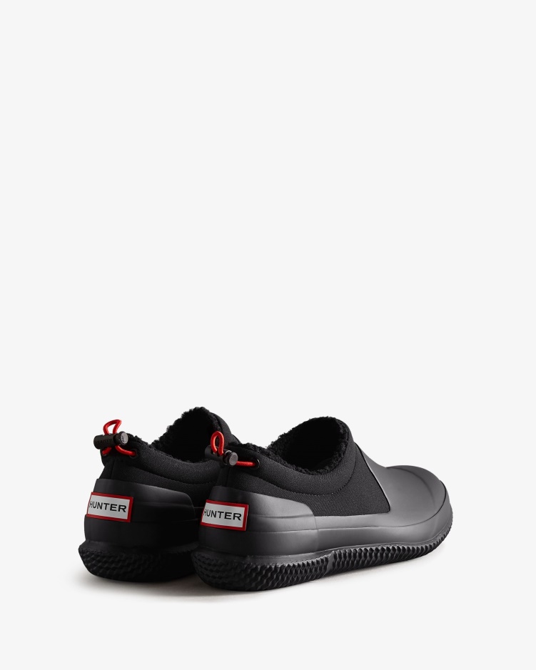 Hunter Geïsoleerde Vegan Shearling Damesschoen Zwart