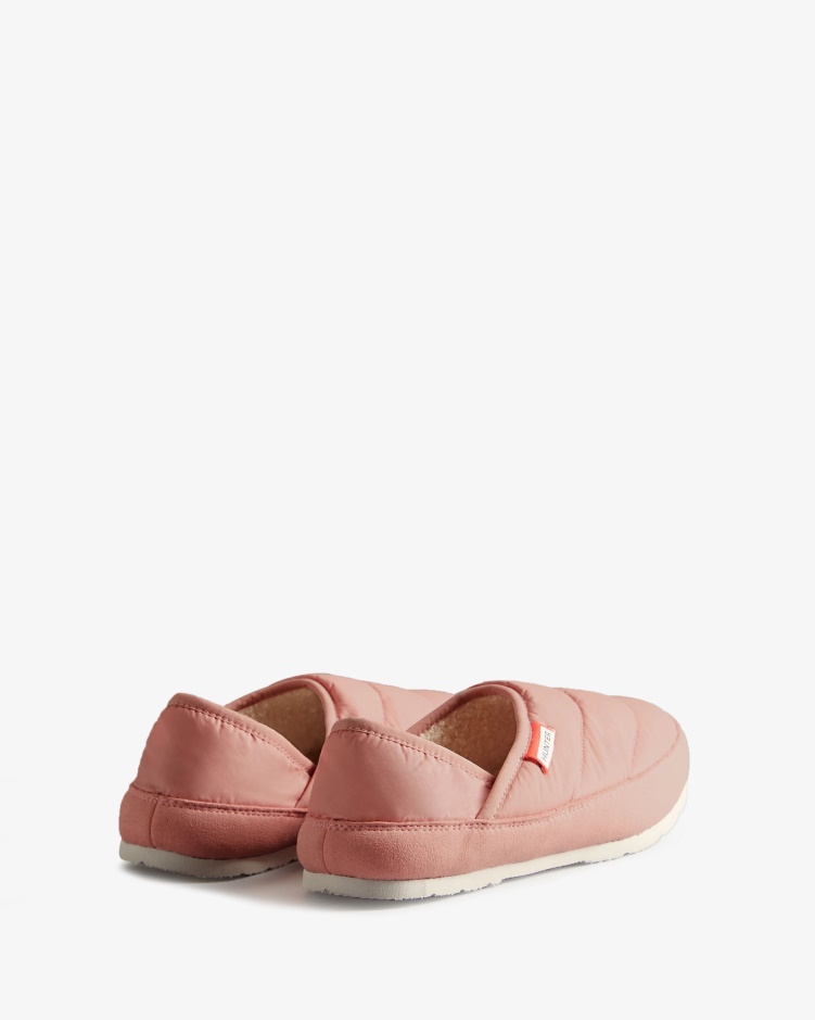 Hunter Dames Puffer Pantoffel Drift Roze