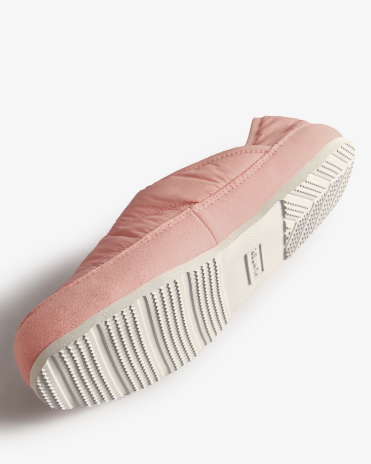 Hunter Dames Puffer Pantoffel Drift Roze