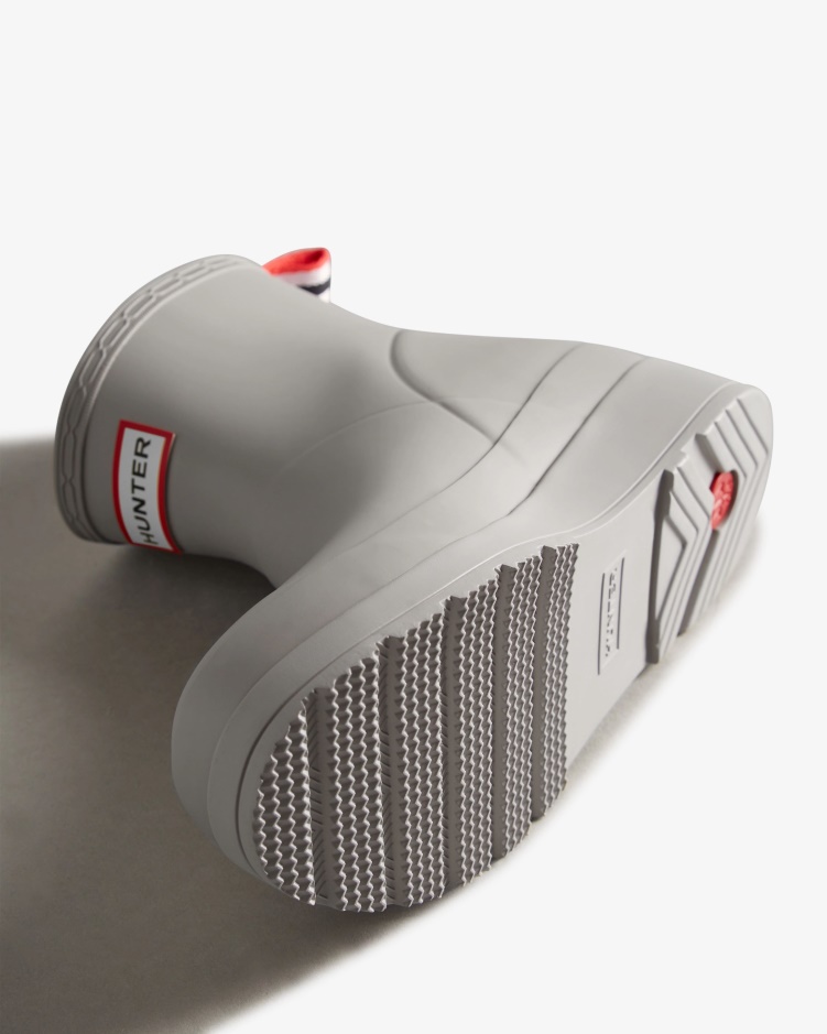 Hunter Dames Play Korte Regenlaarzen Zinkgrijs