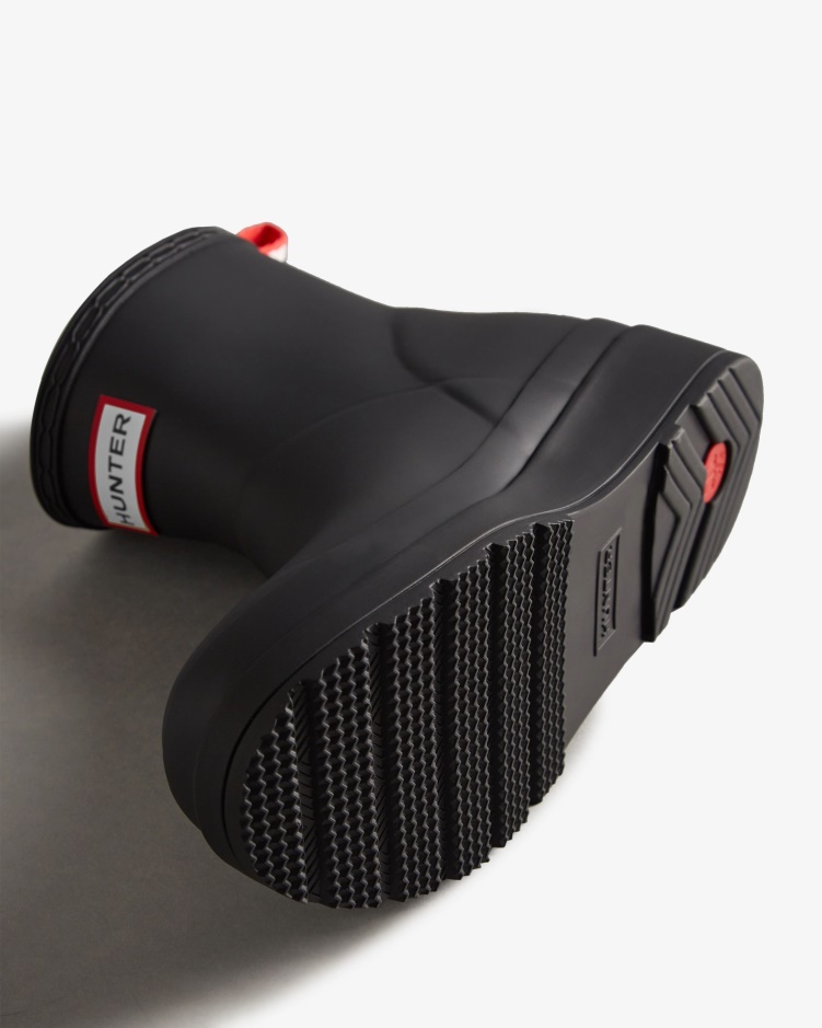 Hunter Dames Play Korte Regenlaarzen Zwart