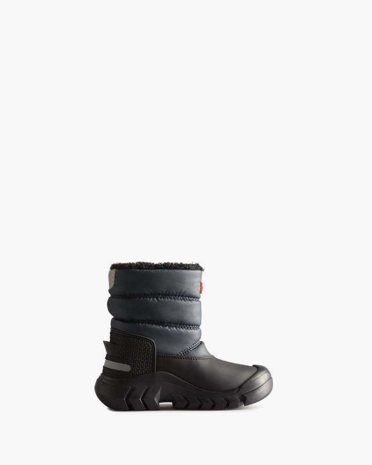 Hunter Little Kids (18 Maanden-6 Jaar) Geïsoleerde Snowboots Marine-zwart