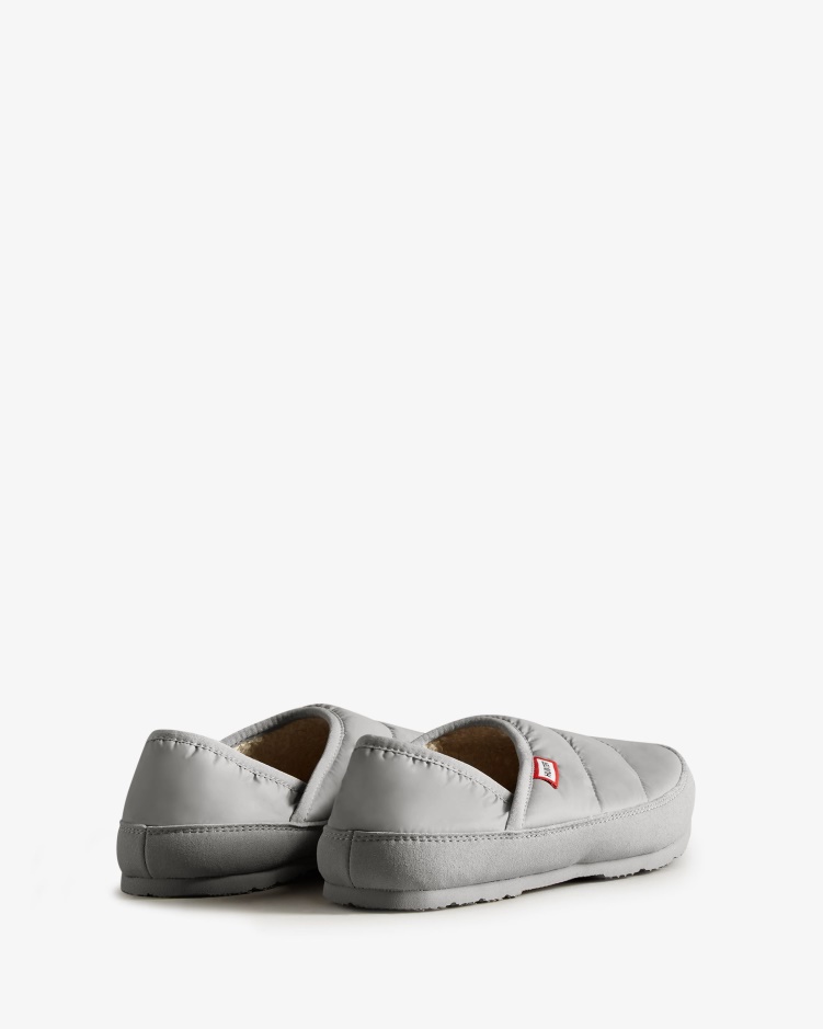 Hunter Dames Puffer Pantoffel Tundra Grijs