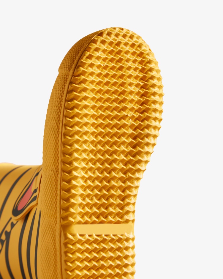 Hunter Kids First (18 Maanden-8 Jaar) Nieuwe Maanjaar Tijger Regenlaarzen Geel