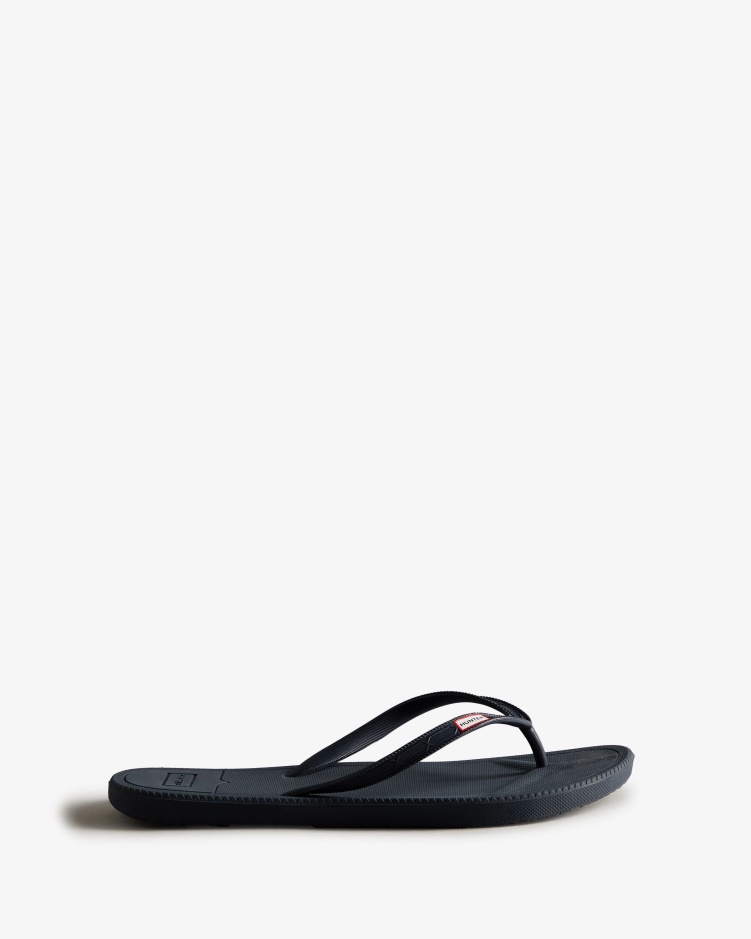 Hunter Heren Teenslipper Marine