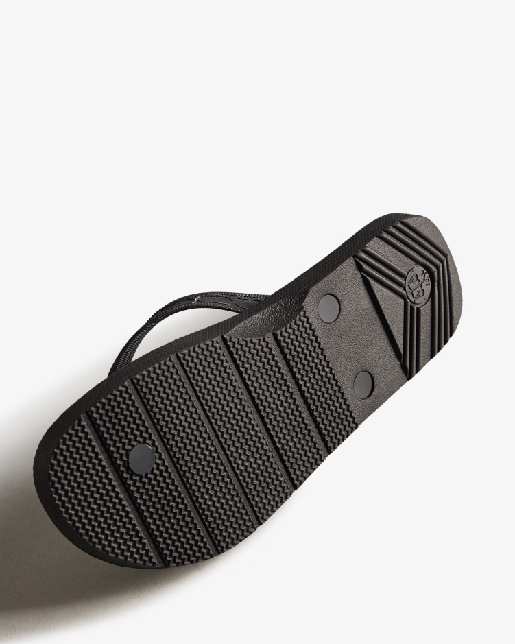 Hunter Teenslippers Voor Dames Zwart