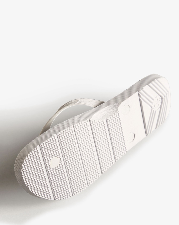 Hunter Dames Teenslippers Wit