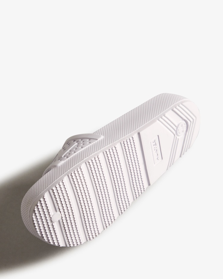 Hunter Lichtgewicht Voorgevormde Damesslippers Wit