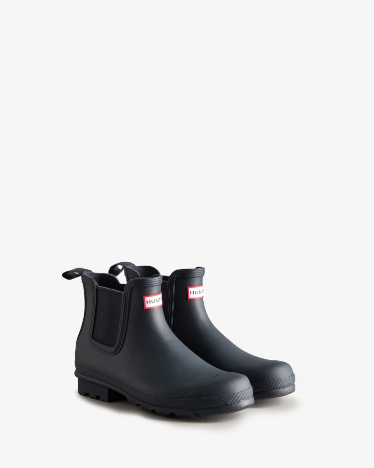 Hunter Heren Originele Chelsea Boots Navy