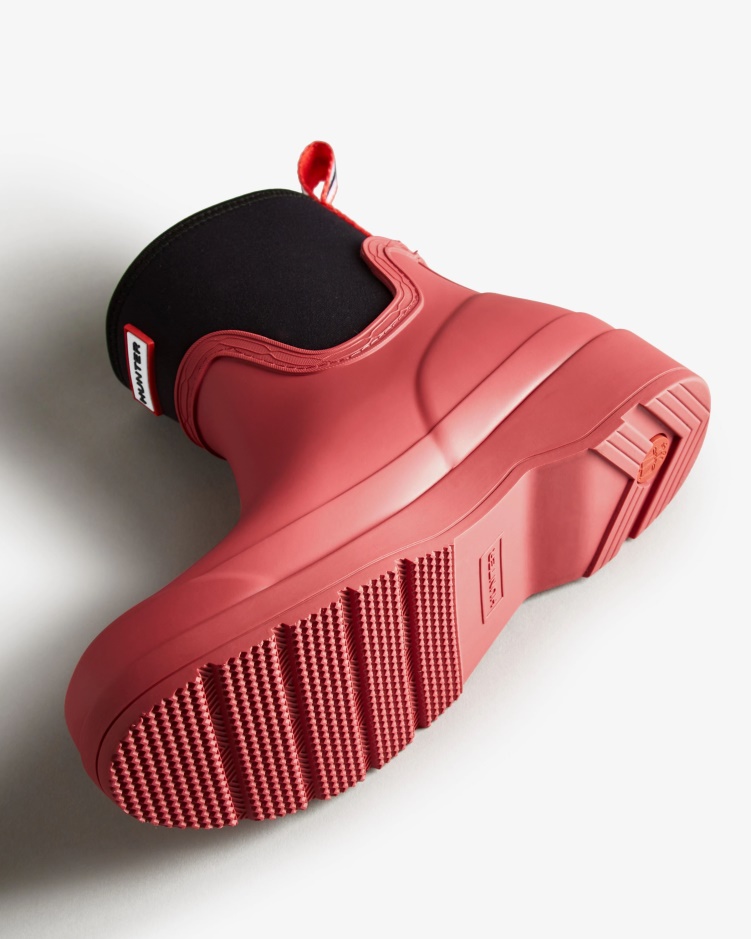 Hunter Korte Neopreen Regenlaarzen Voor Dames Glenmore Rose