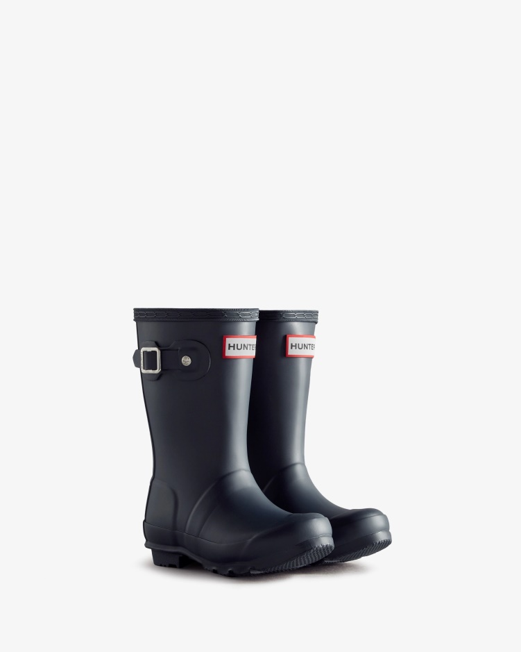 Hunter Original Little Kids (2-6 Jaar) Regenlaarzen Navy