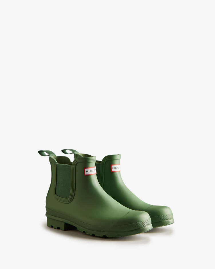 Hunter Originele Chelsea Boots Voor Heren Vielen Groen