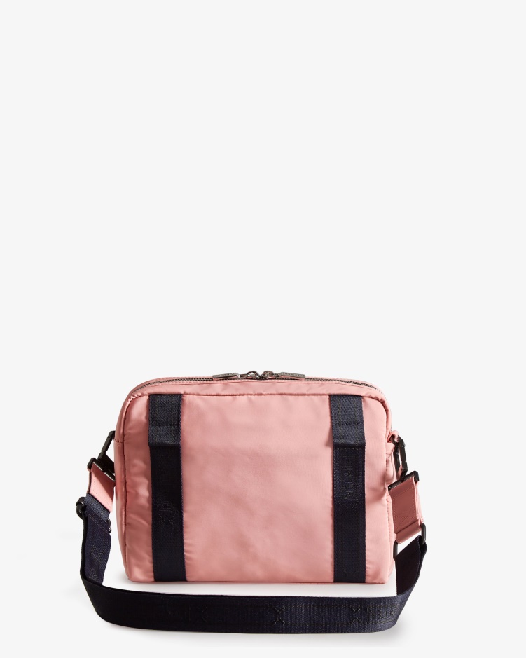 Hunter Verfijnde Duurzame Crossbody Tas Bramble Blossom Roze