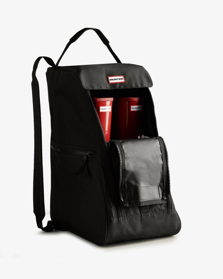 Hunter Lange Laarzentas Zwart