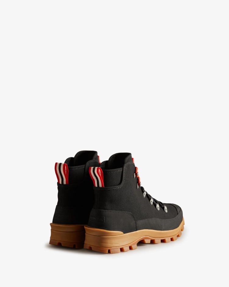 Hunter Canvas Desert Commando Laarzen Heren Zwart