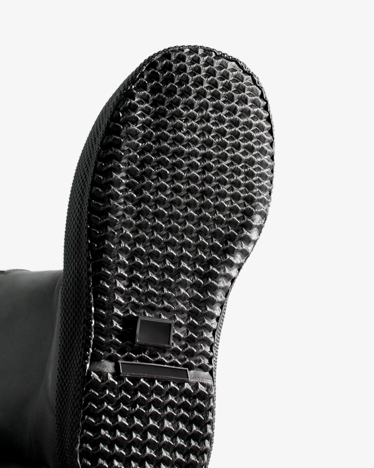 Hunter Kids First (18 Maanden-8 Jaar) Regenlaarzen Met Handgreep Zwart