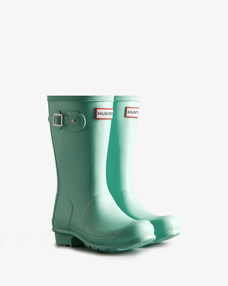 Hunter Original Big Kids (5-11 Jaar) Regenlaarzen Wild Mint