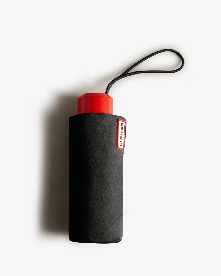 Hunter Mini Compacte Paraplu Zwart