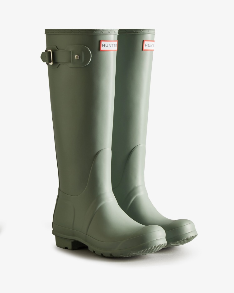 Hunter Originele Hoge Regenlaarzen Voor Dames Sweet Gale Groen