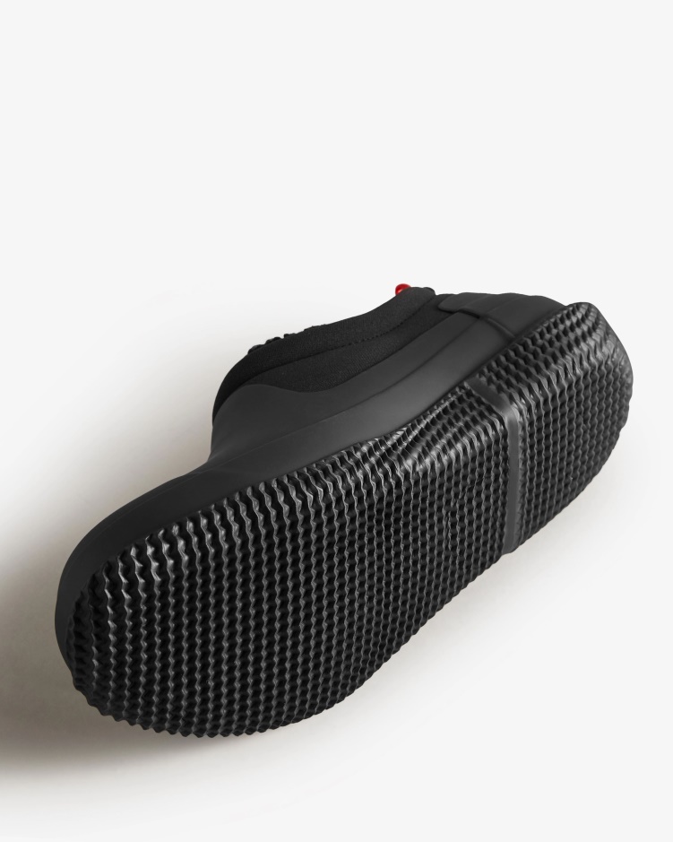 Hunter Geïsoleerde Vegan Shearling Herenschoen Zwart