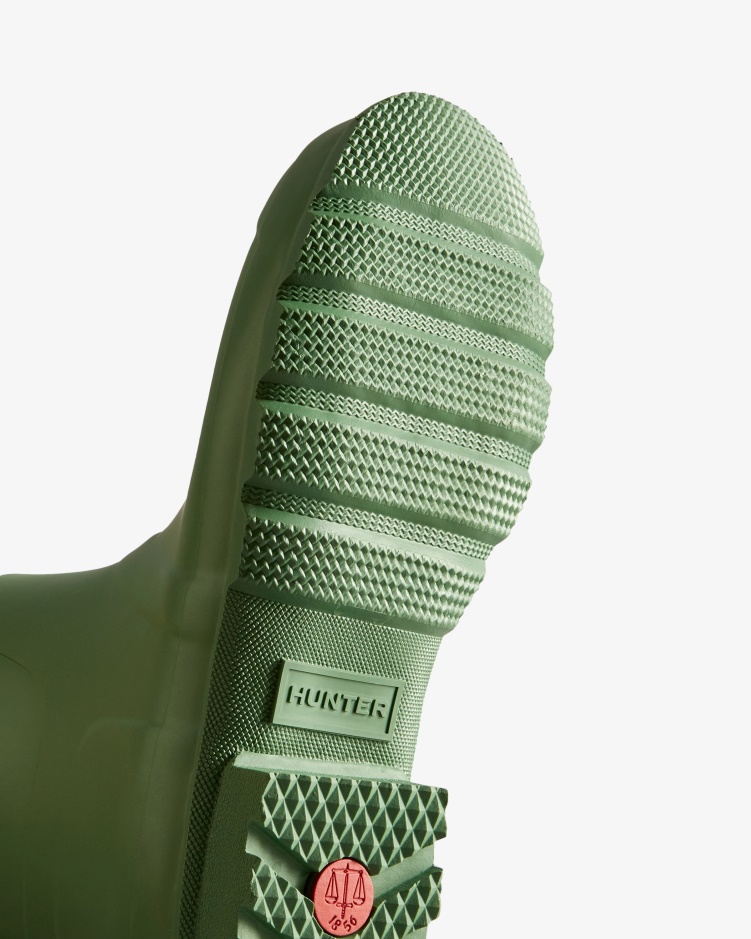 Hunter Originele Korte Regenlaarzen Voor Heren Vielen Groen