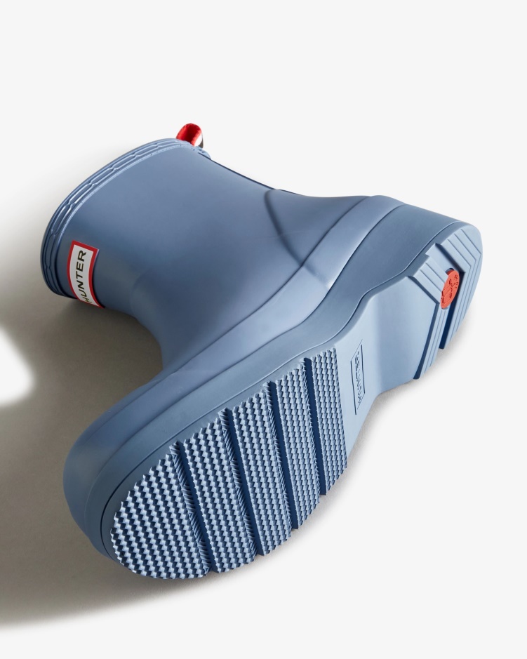 Hunter Heren Play Korte Regenlaarzen Stornoway Blauw