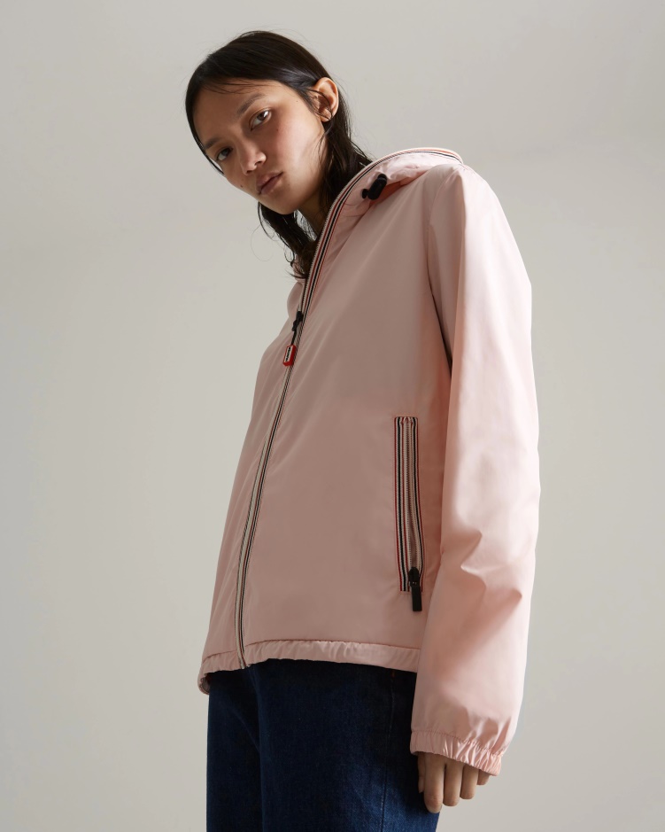 Hunter Gerecycled Lichtgewicht Opvouwbaar Damesjack Azalea Roze