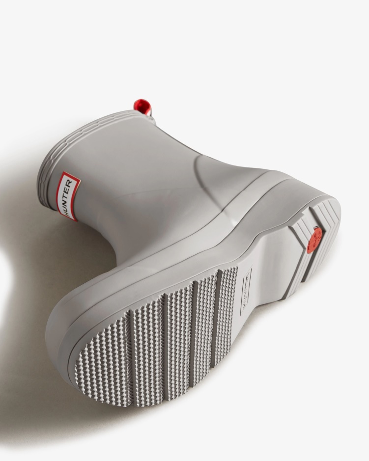 Hunter Heren Play Korte Regenlaarzen Zinkgrijs