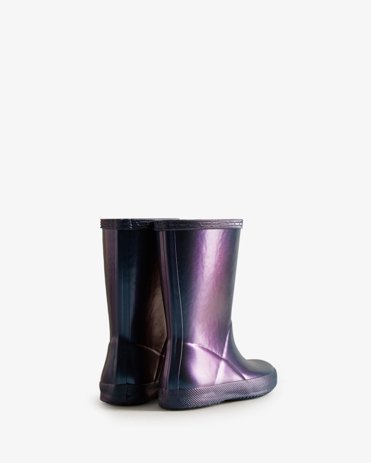 Hunter Kids First (18 Maanden-8 Jaar) Nebula Regenlaarzen Stornoway Blauw