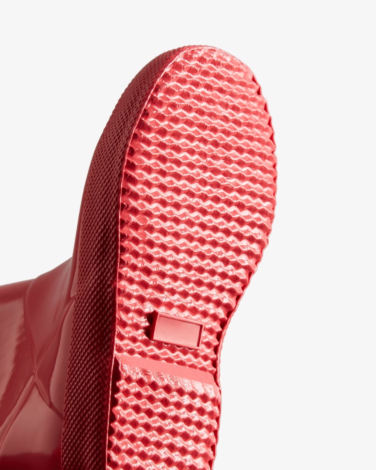 Hunter Original Kids First (18 Maanden-8 Jaar) Glanzende Regenlaarzen Lijsterbes Roze