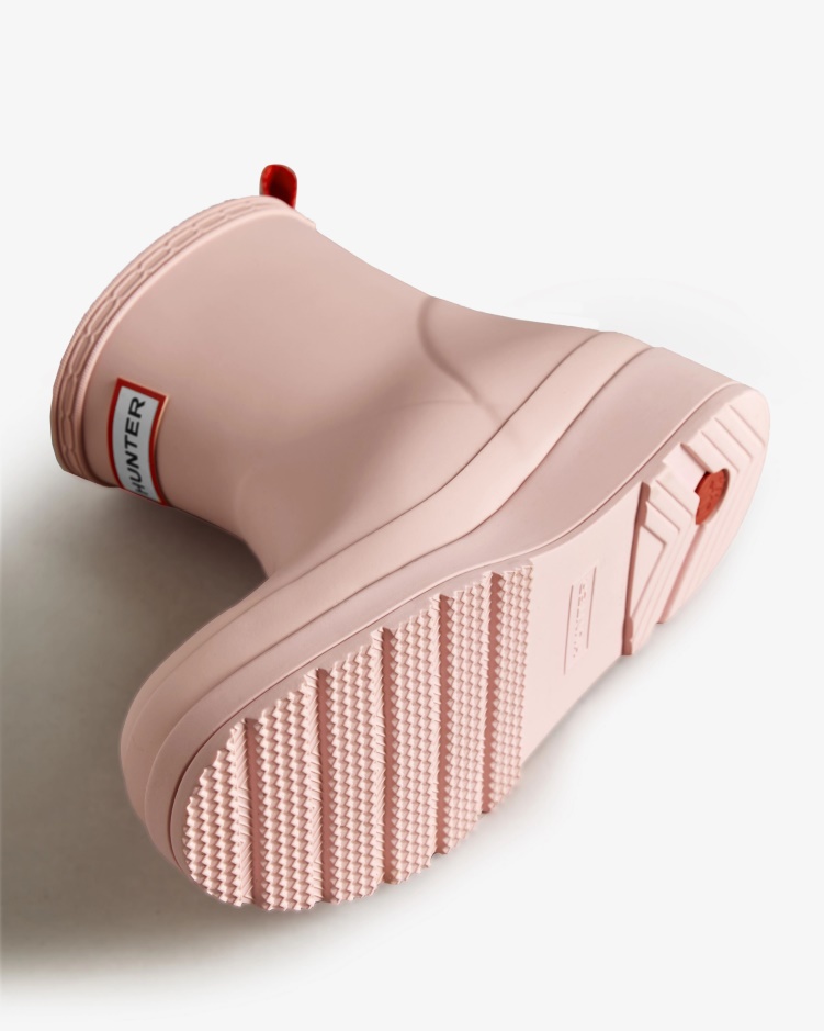 Hunter Dames Play Korte Regenlaarzen Azalea Roze