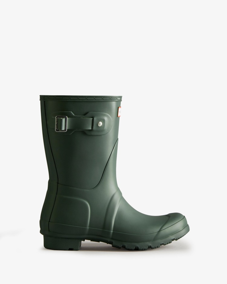 Hunter Originele Korte Regenlaarzen Voor Dames Hunter Groen