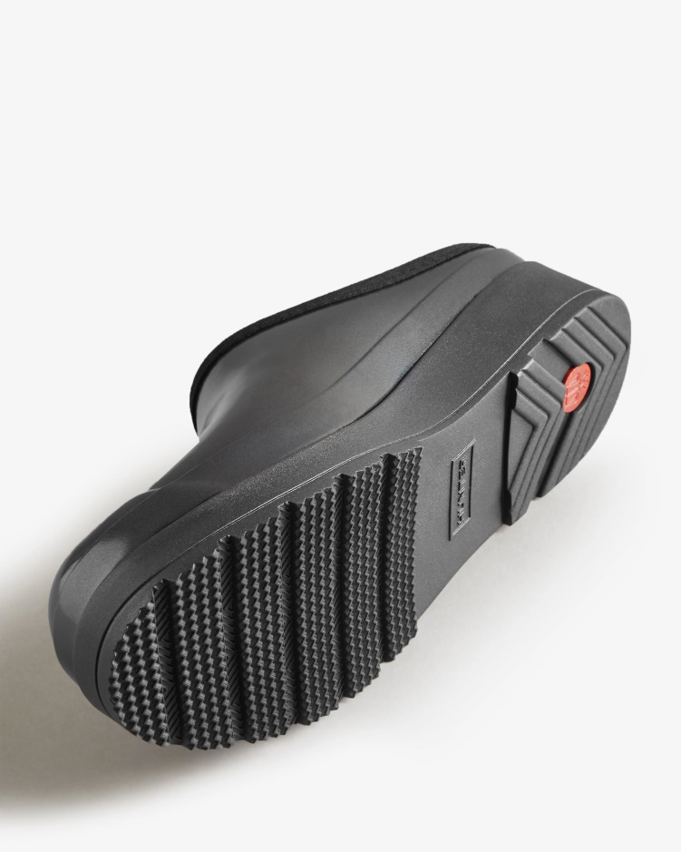 Hunter Dames Play Nevel Klompen Zwart