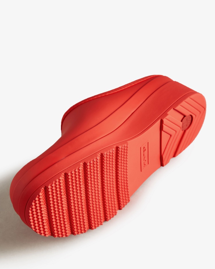 Hunter Dames Speelklompen Logo Rood