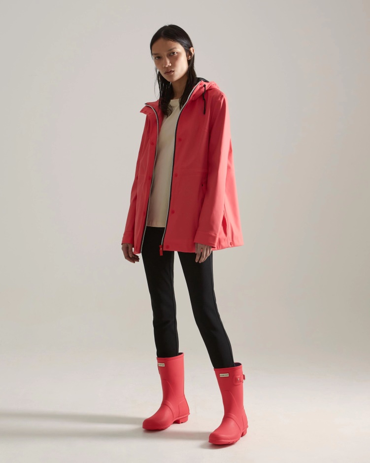 Hunter Lichtgewicht Waterdichte Damesjas Rowan Roze