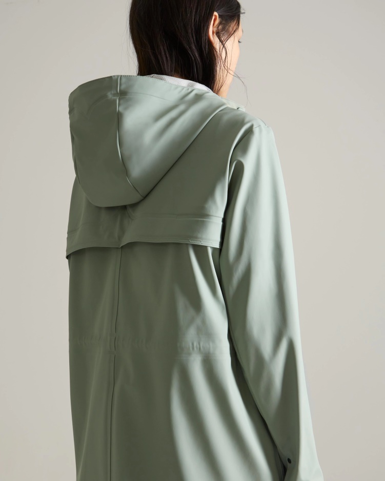 Hunter Lichtgewicht Waterdichte Damesjas Sweet Gale Green