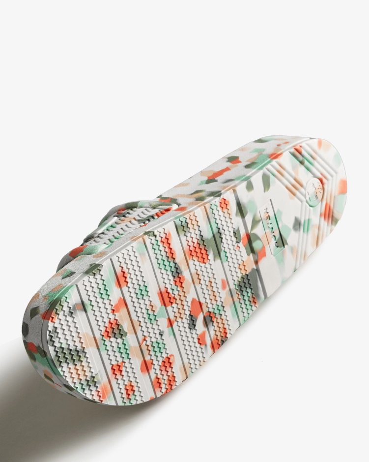 Hunter Bloom Marmeren Glijbanen Voor Heren Wit