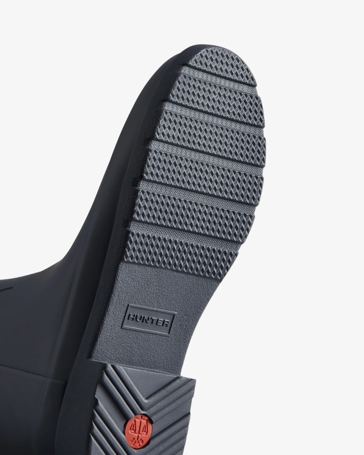 Hunter Verfijnde Slim Fit Lange Regenlaarzen Voor Dames Marineblauw