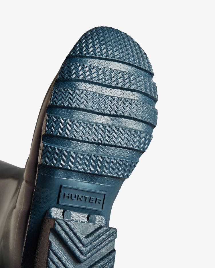 Hunter Big Kids (5-11 Jaar) Nebula Regenlaarzen Stornoway Blauw