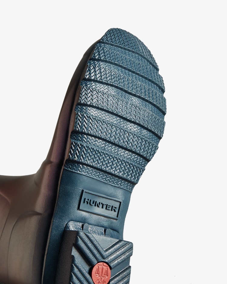 Hunter Nebula Lange Regenlaarzen Voor Dames Stornoway Blauw