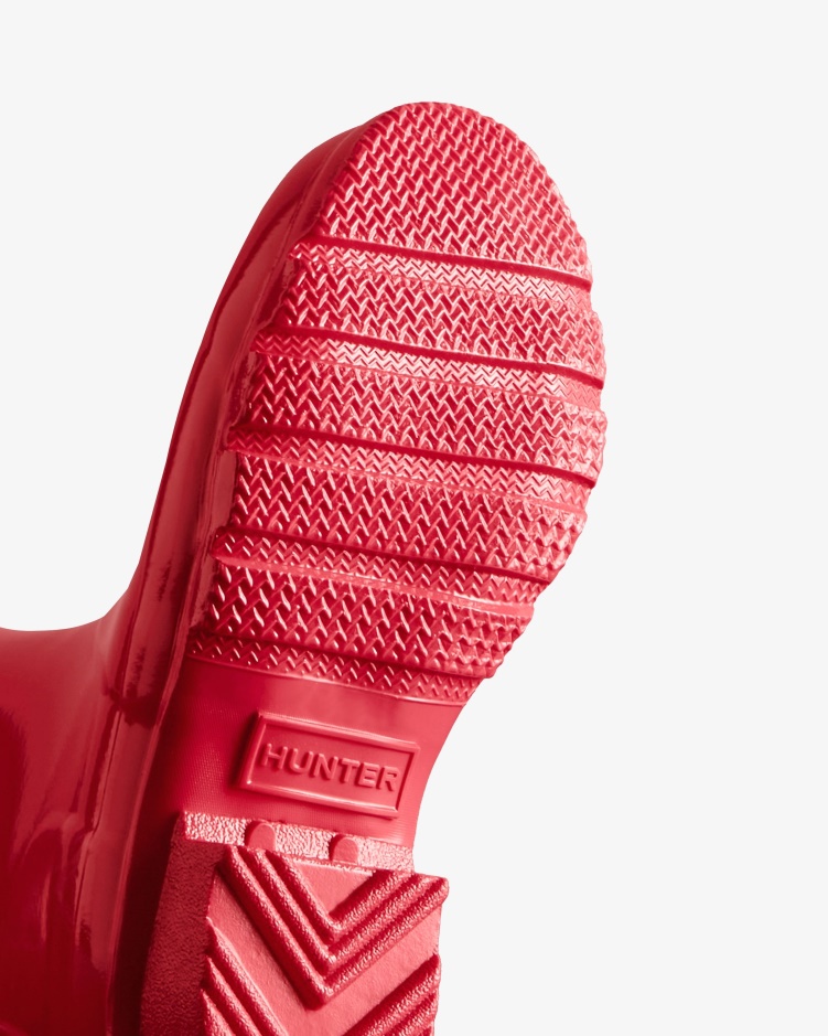 Hunter Original Big Kids (5-11 Jaar) Gloss Regenlaarzen Rowan Pink