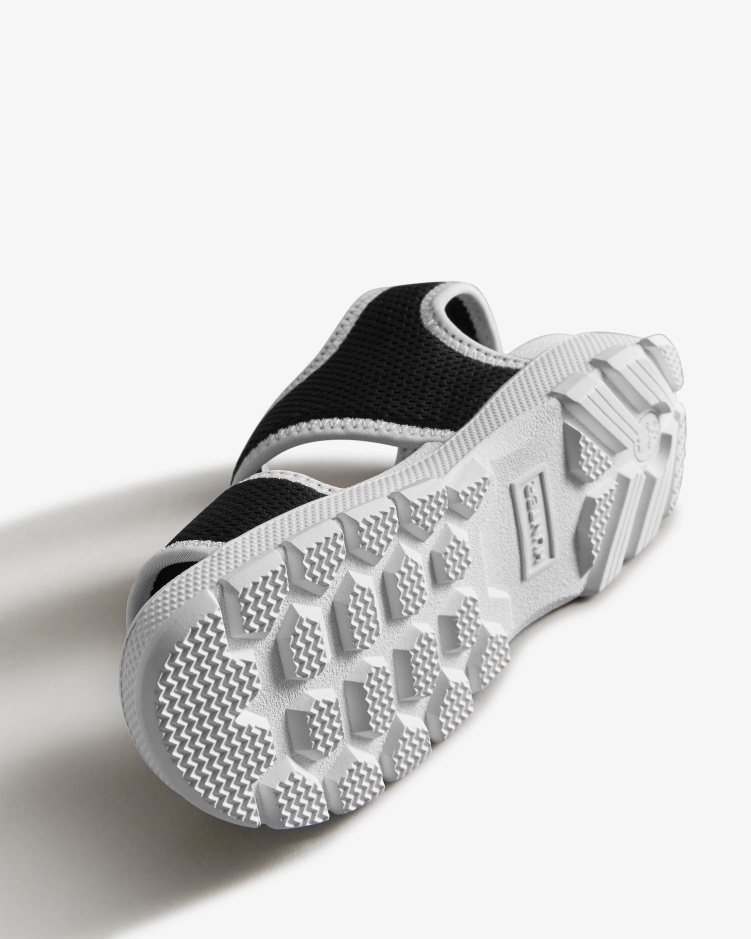 Hunter Big Kids (5-9 Jaar) Mesh Outdoor Wandelsandalen Zwart-wit