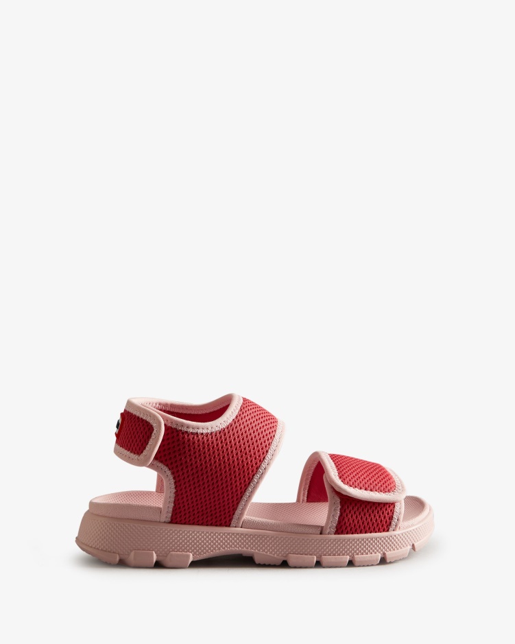 Hunter Big Kids (5-9 Jaar) Mesh Outdoor Wandelsandalen Lijsterbes Roze-azelea Roze