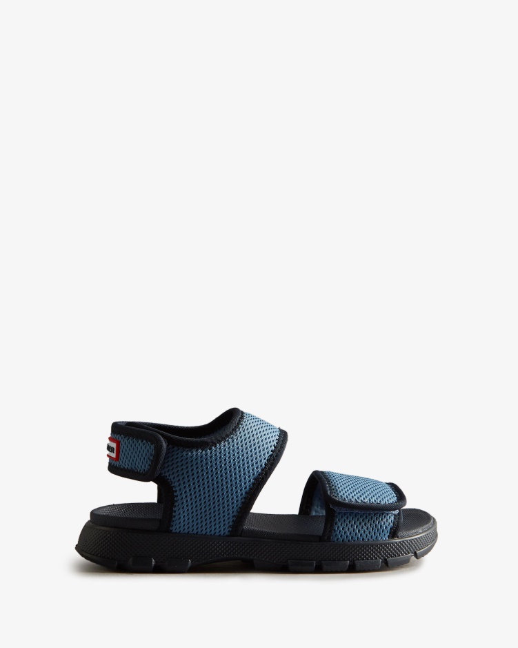 Hunter Big Kids (5-9 Jaar) Mesh Outdoor Wandelsandalen Stornoway Blauw-navy