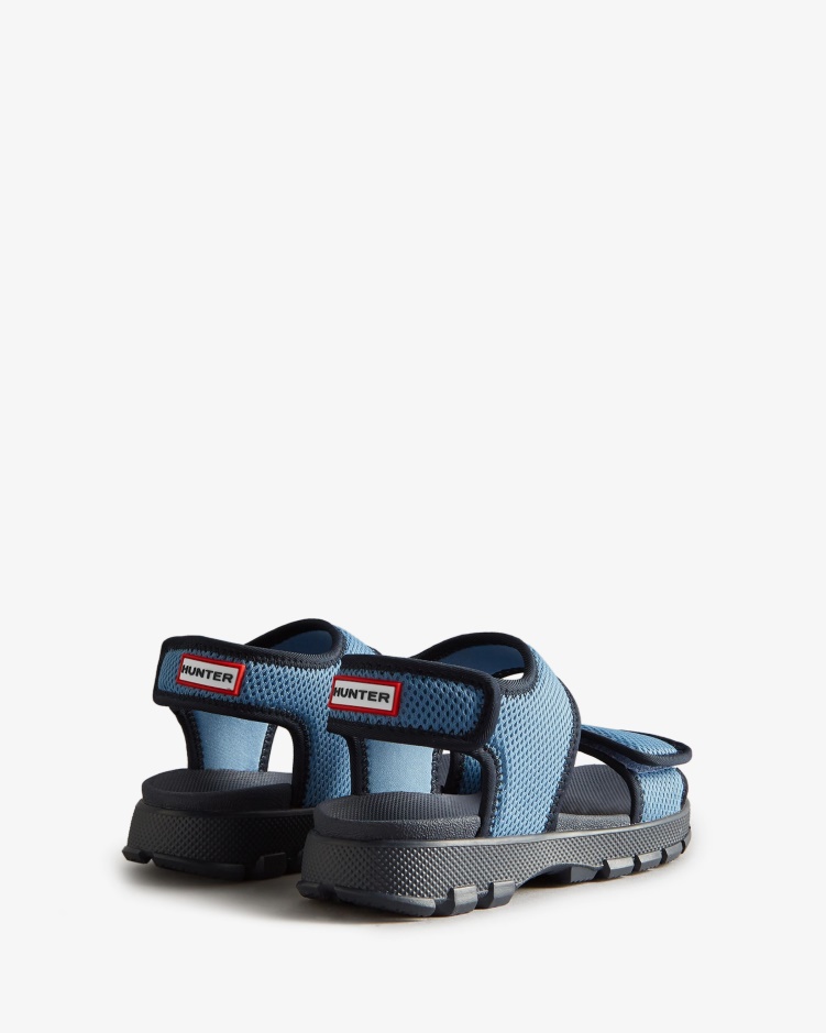 Hunter Big Kids (5-9 Jaar) Mesh Outdoor Wandelsandalen Stornoway Blauw-navy
