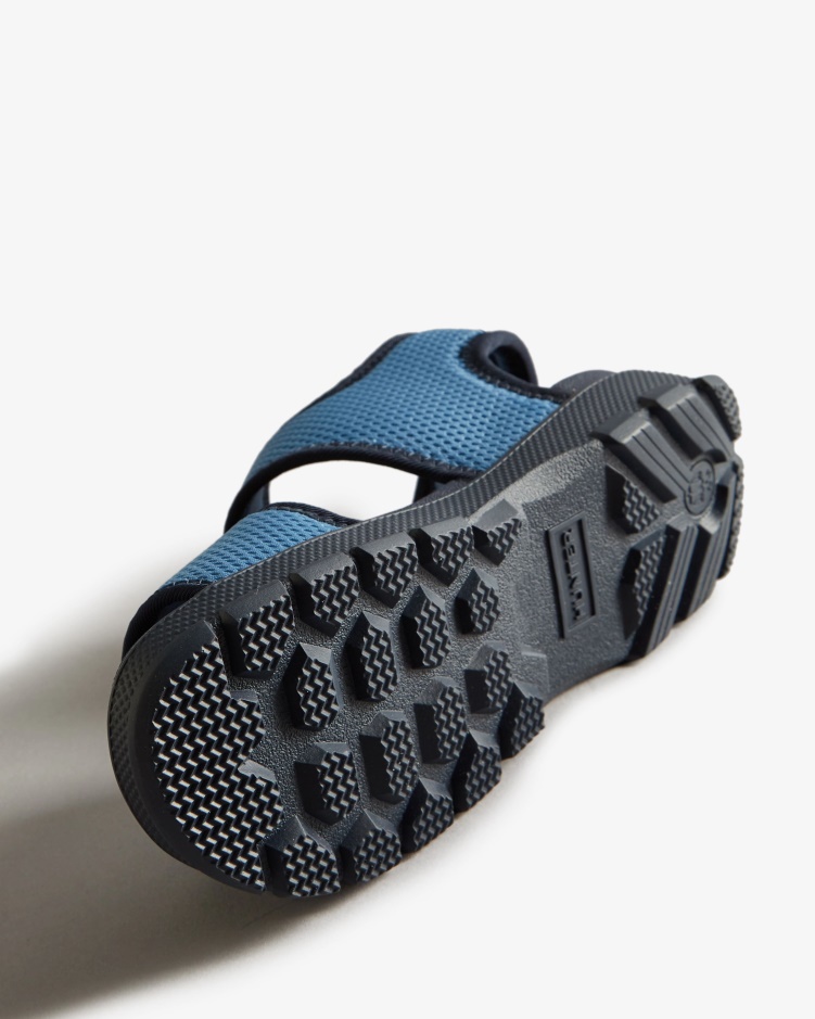Hunter Big Kids (5-9 Jaar) Mesh Outdoor Wandelsandalen Stornoway Blauw-navy