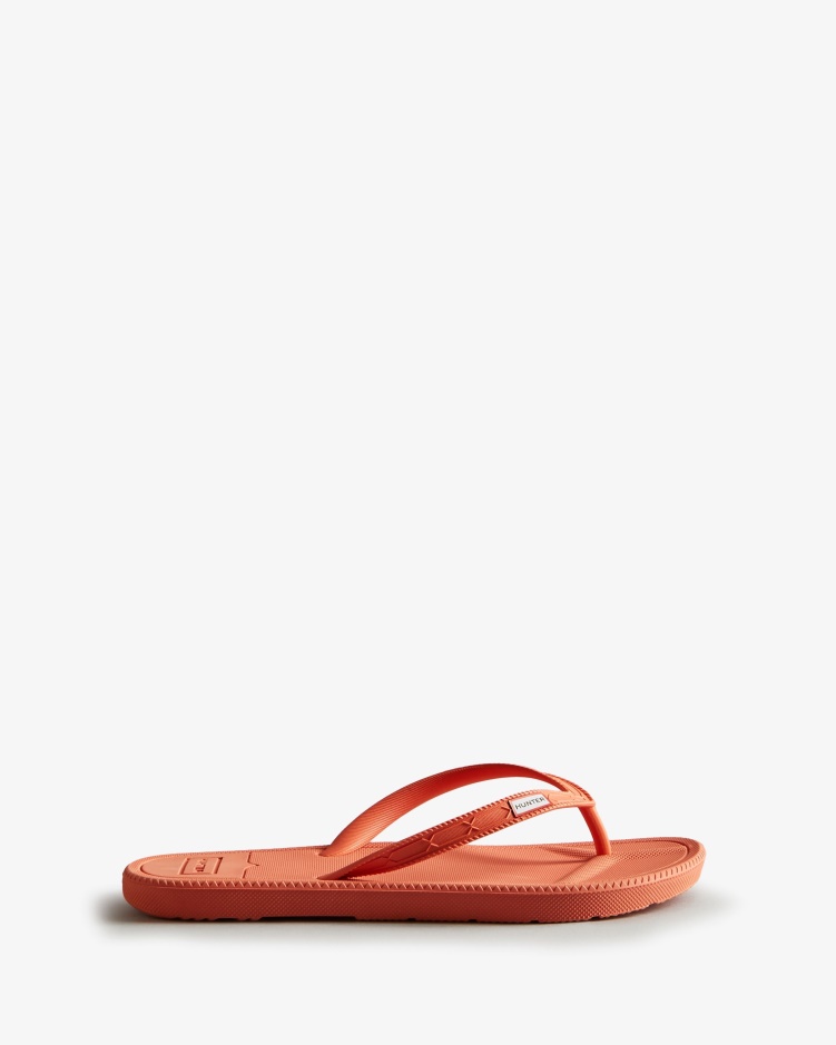 Hunter Dames Teenslippers Sun-cup Oranje