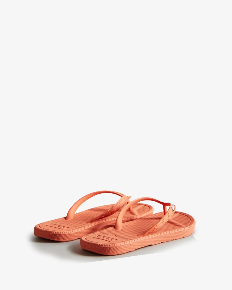 Hunter Dames Teenslippers Sun-cup Oranje
