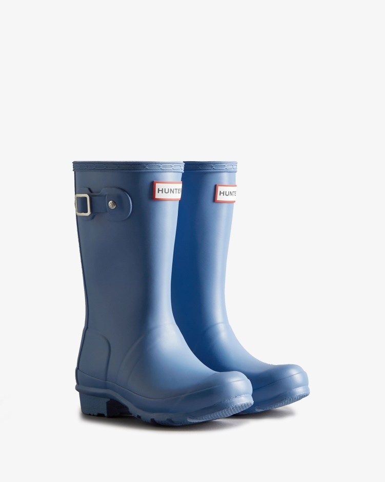 Hunter Original Big Kids (5-11 Jaar) Regenlaarzen Stornoway Blauw
